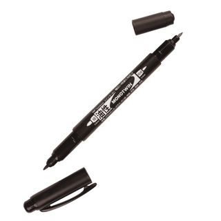 MONO Twin Permanent Marker - Black