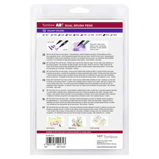 ABT Dual Brush Pens - Set of 10 Galaxy colours