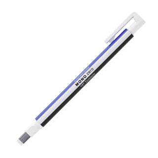 MONO zero Classic Eraser - Rectangular Tip - White/Blue/Black