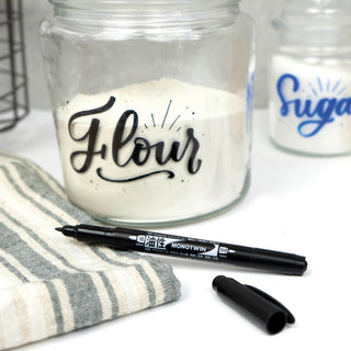 MONO Twin Permanent Marker - Black