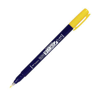 Fudenosuke Calligraphy Brush Pen - Yellow