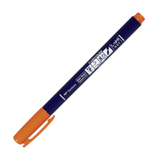 Fudenosuke Calligraphy Brush Pen - Orange