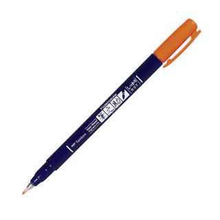 Fudenosuke Calligraphy Brush Pen - Orange