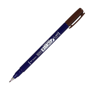 Fudenosuke Calligraphy Brush Pen - Brown
