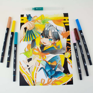 ABT Dual Brush Pens - Manga Set Bird