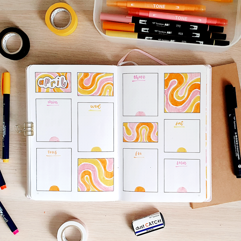 5 Fun and Functional Weekly Layout Ideas – Tombow UK