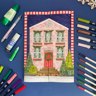 A creative advent calendar with Tombow