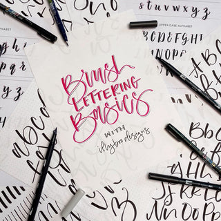 Tombow Brush Lettering Basics with Illyboodesigns