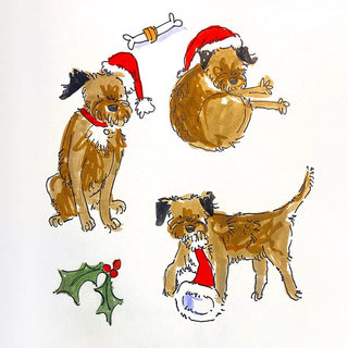 Festive Dog Illustration Workshop with Becca Hall Illustration in collaboration with London Graphic Centre