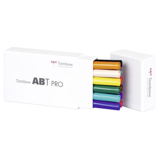 ABT PRO Dual Alcohol-Based Marker Pens - Set of 12 Basic Colours