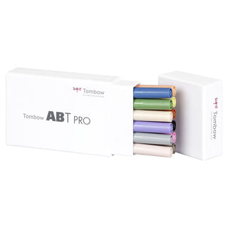 ABT PRO Dual Alcohol-Based Marker Pens - Set of 12 Manga Colours