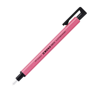 MONO zero Classic Eraser - Round Tip - Neon Pink