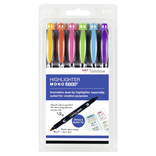 MONO Edge Highlighters - set of 6 colours