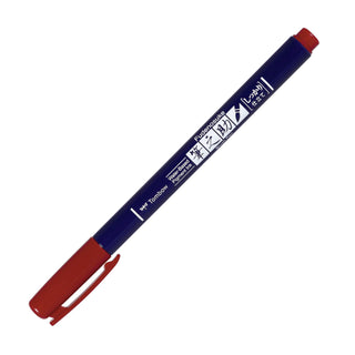 Fudenosuke Calligraphy Brush Pen - Red