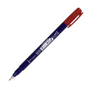 Fudenosuke Calligraphy Brush Pen - Red