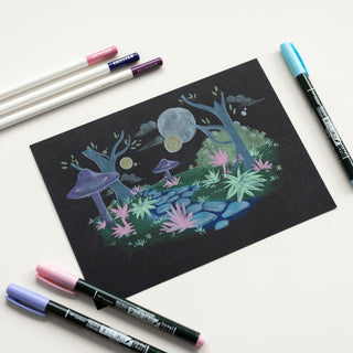 Black Paper Pad - A5