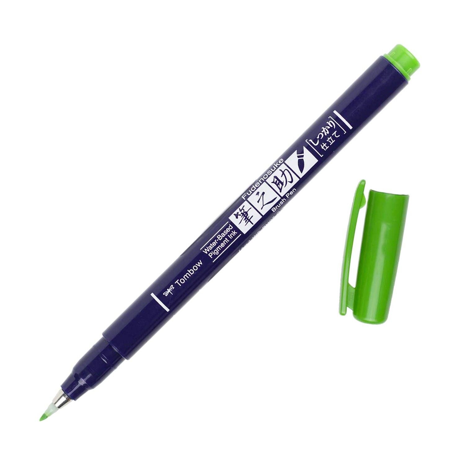 Fudenosuke Calligraphy Brush Pen Green Brush Pens Tombow