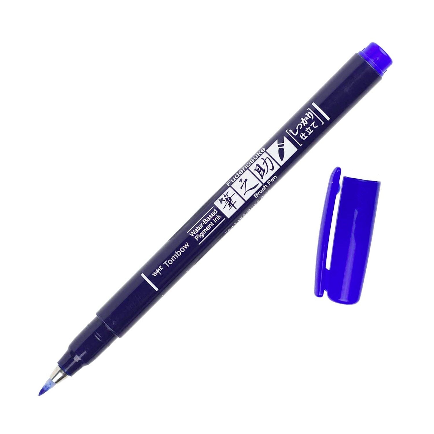 Fudenosuke Calligraphy Brush Pen Blue Brush Pens Tombow