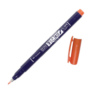 Fudenosuke Calligraphy Brush Pen - Orange