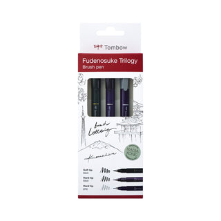 Fudenosuke Brush Pen - Pack of 3