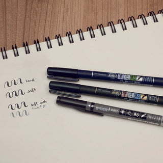 Fudenosuke Brush Pen - Pack of 3